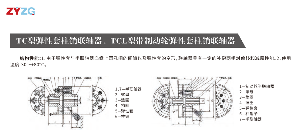 TCL型带制动轮弹性套柱销PROUMB官方网址进入