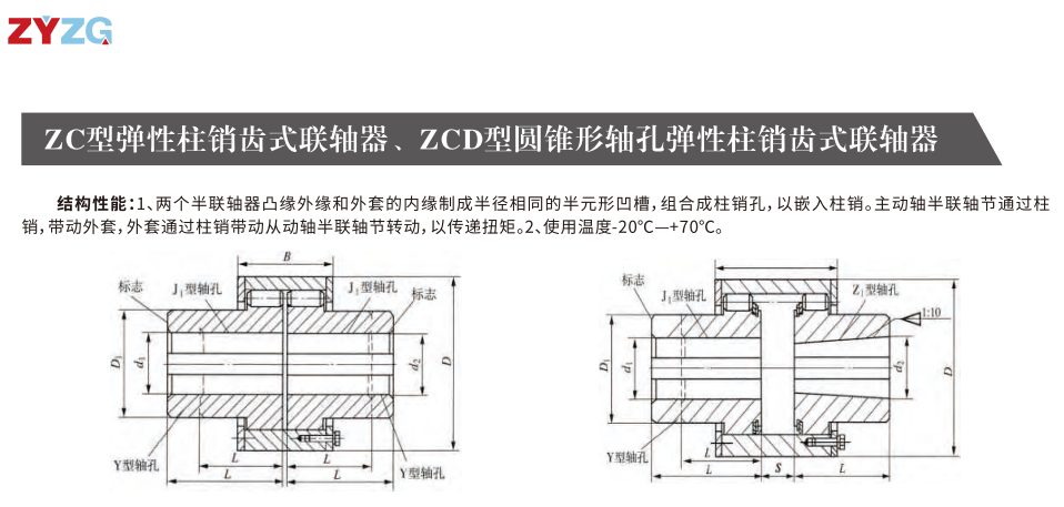 ZC型弹性柱销齿式PROUMB官方网址进入
